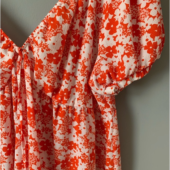 ASOS Design Dress - Red/Orange (Size 14) - Picture 3 of 3